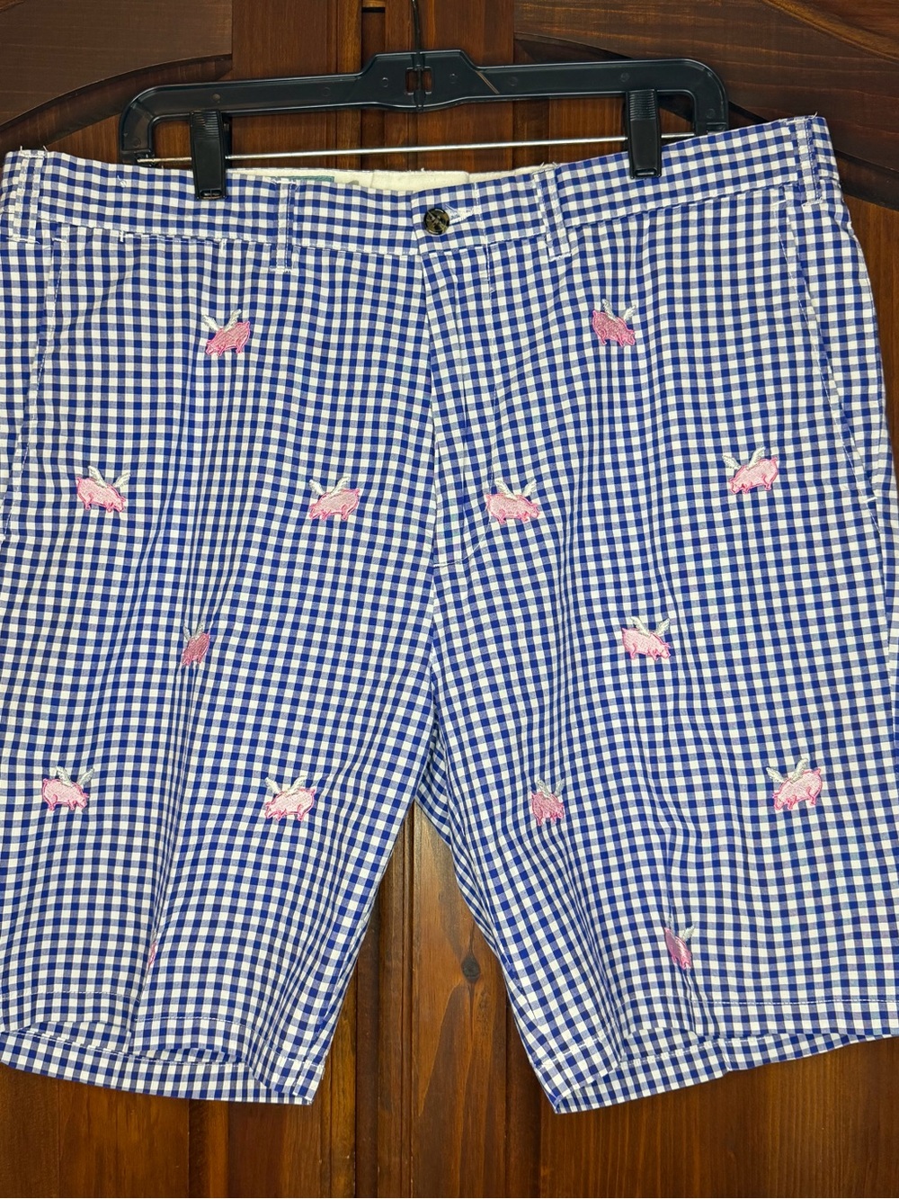 Castaway Nantucket Men Size 38 Cisco Shorts Wide Gindham Flying Pig